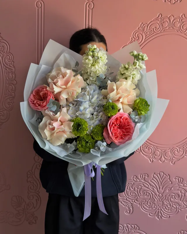 Pastel Bloom Harmony – Premium Buket