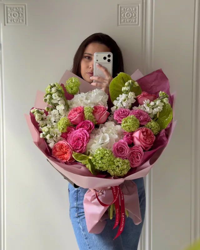 Pink Fresh Garden – Премиальный букет