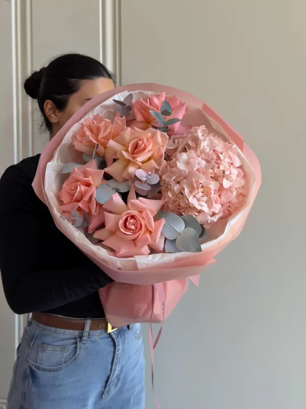 Peach Blush – Премиальный букет