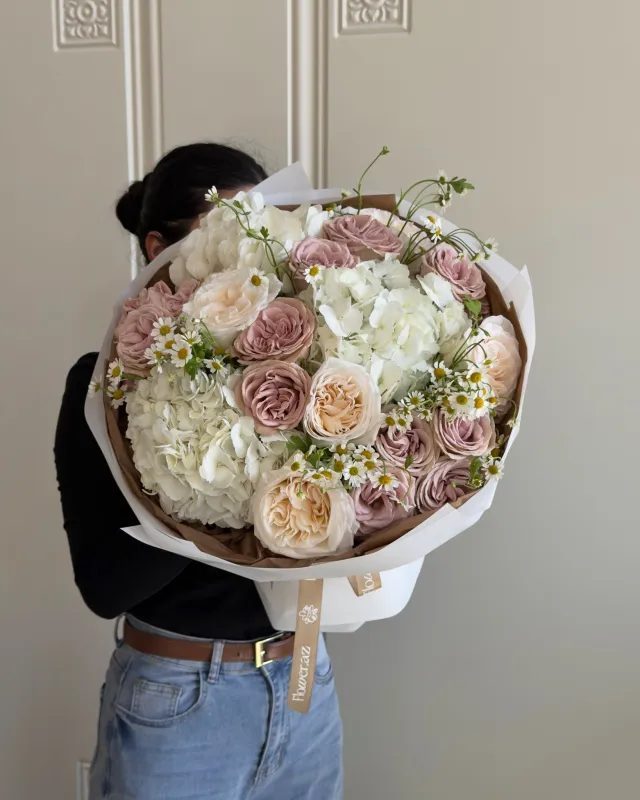 Creamy Nude Garden – Премиальный букет