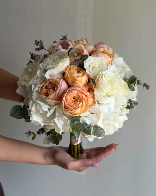 Ivory Peach Bridal – Свадебный букет