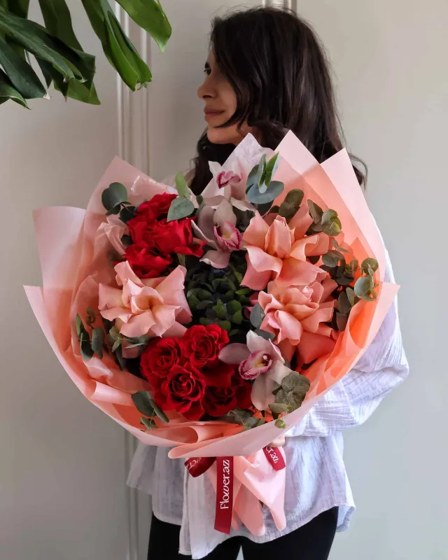Crimson Velvet Bouquet