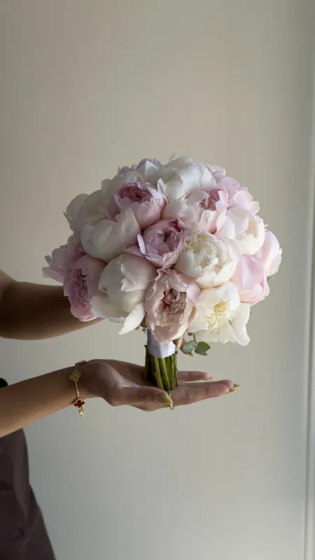 Bridal Blush Peony Bouquet