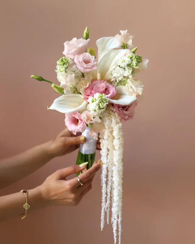 Ivory Cascade Bridal Bouquet