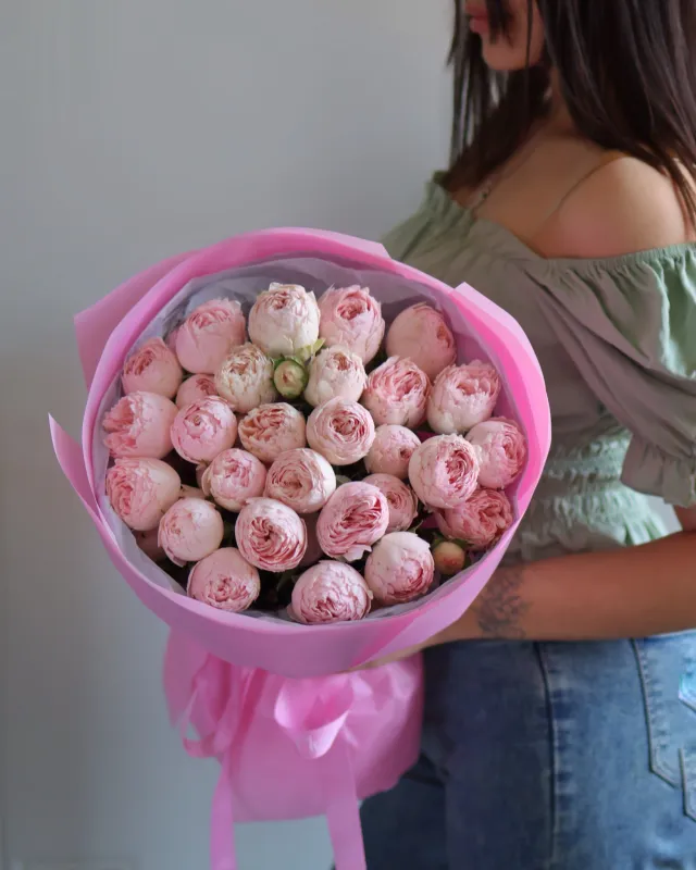 Pink Mansflied Premium Bouquet
