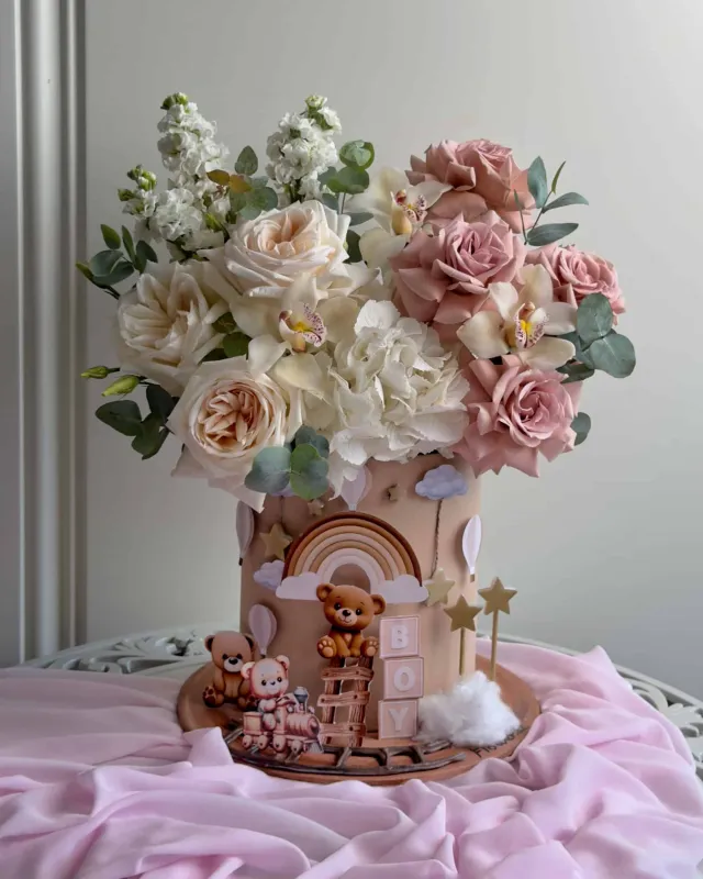 Baby Boy Premium Box Arrangement