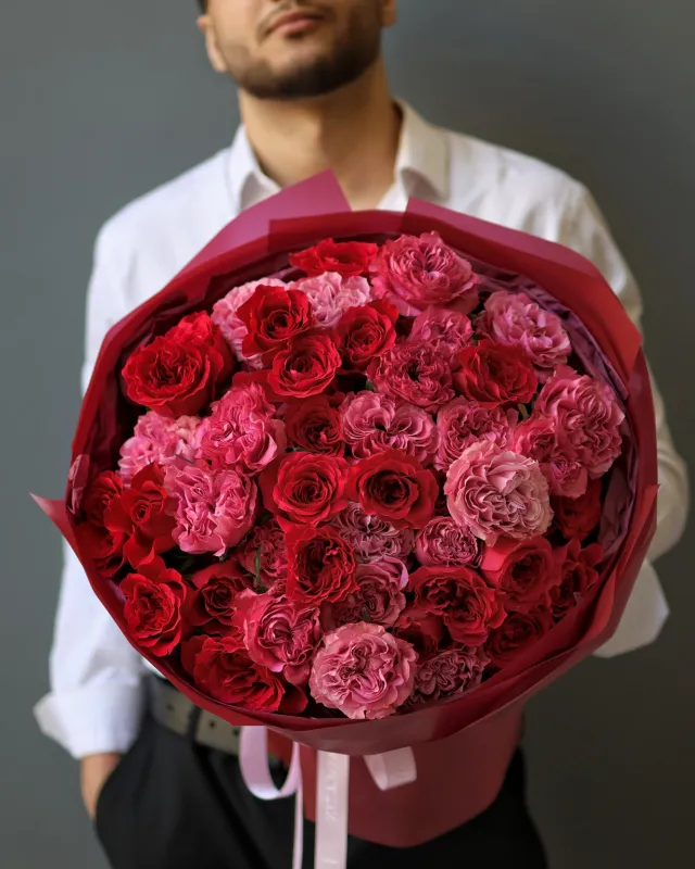 Ruby & Blush Premium Bouquet