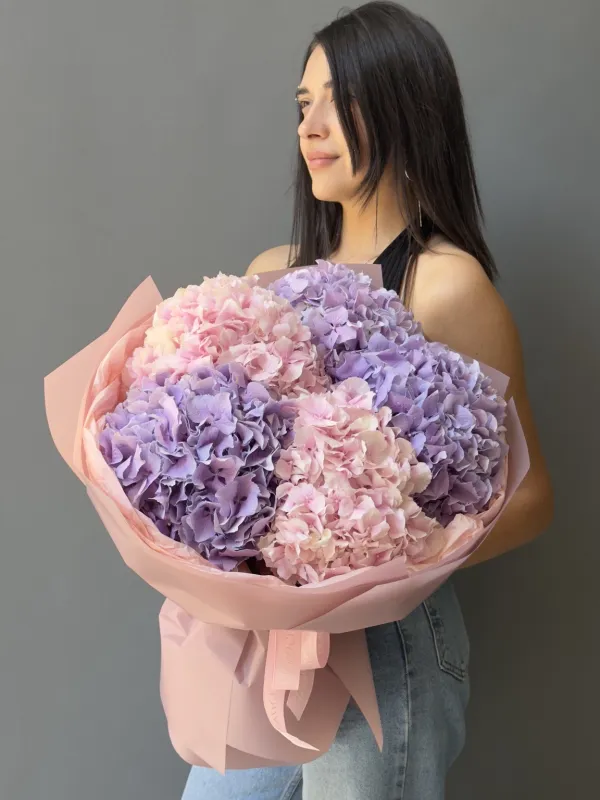 Премиальный букет Pastel Hydrangea