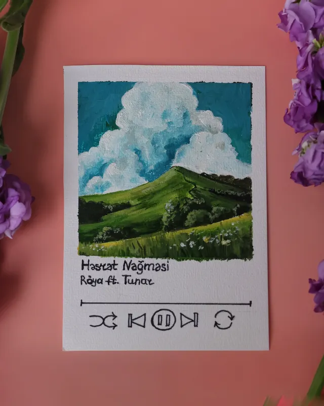 Akvarel Əl İşi Açıqca – Nature’s Melody